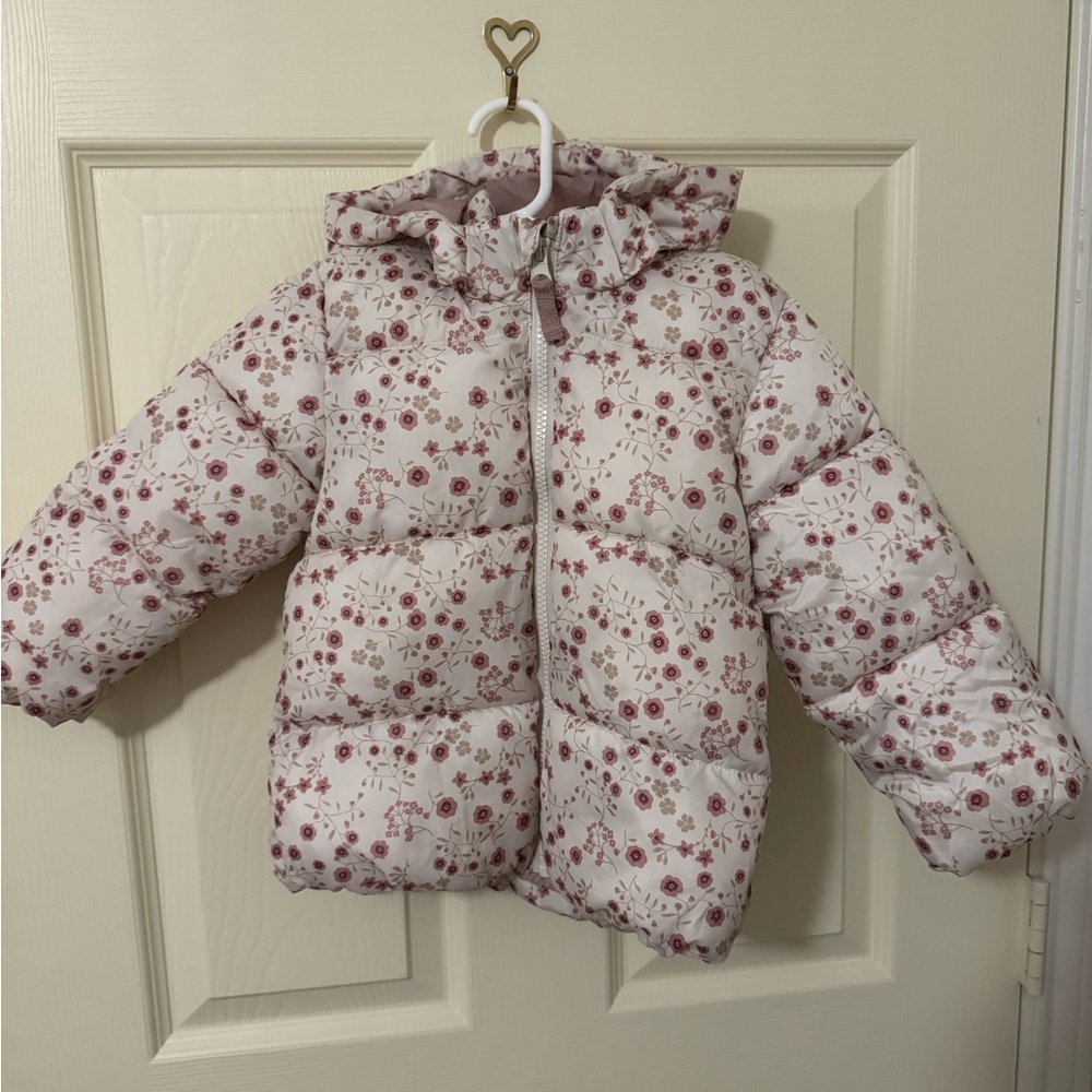 H&M Cream Floral Jacket
